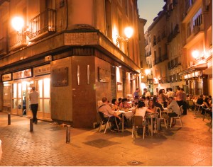 Un bar bon marché à Madrid