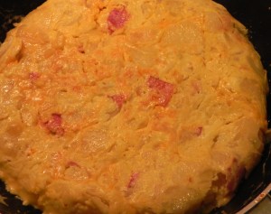 Tortilla Pommes de terre Bacon Fromage